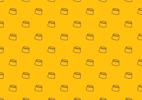Pudding pattern . wallpaper. free space for text. background. vector