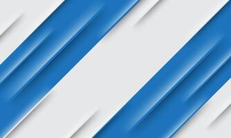 Abstract blue white geometric slash grey shaodw line design modern background vector