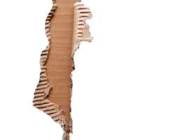Torn Cardboard Document with Ripped Edge and Copy Space png