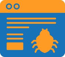 Crawler Flat Two Color Icon vector
