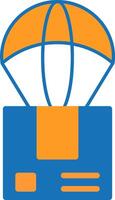 Dropshipper Flat Two Color Icon vector