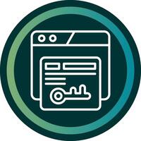 Keyword Stuffing Line double Gredient Circle vector