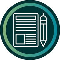 Blogger Line double Gredient Circle vector