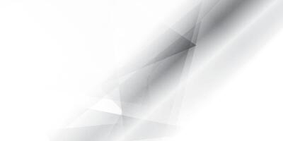 Abstract white and gray color, modern design stripes background with geometric shape. illustration. vector