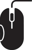 A Computer Mouse Icon with a white background vector