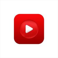 Play application for mobile phone. icon in modern style. vector