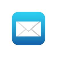 Mail application for mobile phone. Email icon in modern style. vector