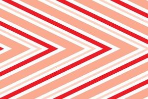 simple red cream color v shape line pattern a striped pattern with zigzag stripes in red and white vector