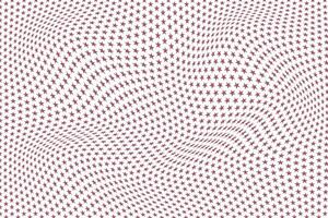 simple abstract dark color small star wavy distort pattern a pattern of red stars with a purple background vector