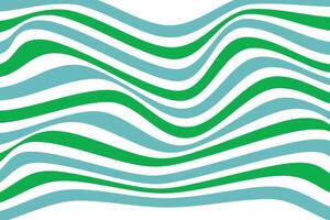 simple fest green color horizontal wavy line pattern a green and blue wave with a green background vector