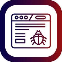 Crawler Line Gradient Round Corner vector