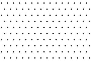 Black dot grid notebook page template. Bullet journal texture. Round points seamless pattern. School, college or office paper background vector