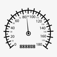 Speedometer for vehicles. Simple stylish speedometer. Speedometer. vector