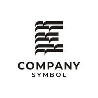Initial Monogram Letter E Logo Design vector