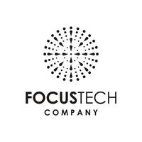 Circular design composed of radiating lines and dots vector