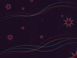 Abstract Background Design With Different Attractive Colors and Star Shapes vector