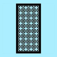 Symmetry and Balance Pattern for Collection of CNC Cutting Patterns for Decorative Panels vector