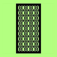 Intricate Lattice Designs for Geometric Patterns and Architectural CNC Cutting Applications vector