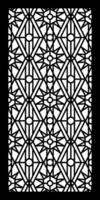 Creating Contrast with CNC Cutting and Patterns Featuring Sharp Angles and Intricate Geometries vector