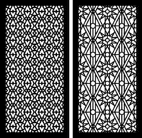 Bold Shapes and Clean Lines for CNC Cutting for Contemporary Architectural Design and Art Panels vector
