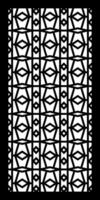 Cutting Edge Design for CNC Cutting with Repetitive Geometric Patterns and Shapes for Modern Applications vector