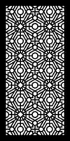Visual Depth and Precision for CNC Cutting with Abstract Geometries and Repetitive Shapes vector
