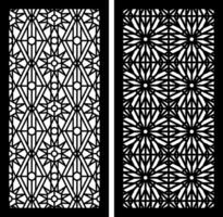 Exploring Intricate Geometries for CNC Cutting with Precision for Modern Design and Architecture vector
