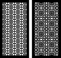 Exploring CNC Precision for Complex Geometric Patterns for Design, Architecture, and Decorative Panels vector