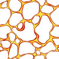 Illustration of lava flow pattern, source design vector