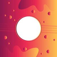 Modern wavy abstract fluid gradient geometry background illustration. abstract modern orange wavy fluid background illustration vector