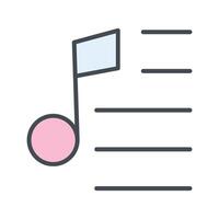 Party Playlist Icon Design vector