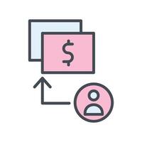 Compensation Package Icon Design vector