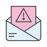 Spam Filter Icon Design vector
