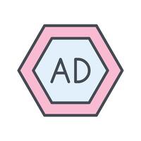 Ad Blocker Icon Design vector