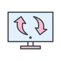 Migrate Icon Design vector