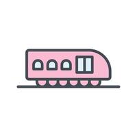 Monorail Icon Design vector