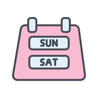 Weekend Getaway Icon Design vector