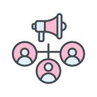 Affiliate Marketing Icon Design vector