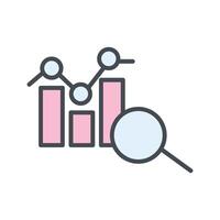Data Analytics Icon Design vector