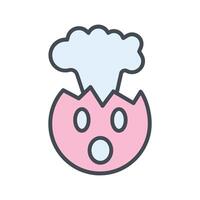 Exploding Head Icon Design vector