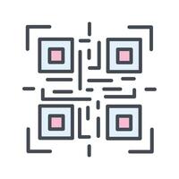 QR Code Reader Icon Design vector