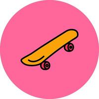 Skateboard Icon Design vector