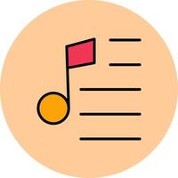 Party Playlist Icon Design vector