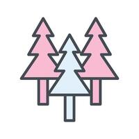 Evergreen Tree Icon Design vector