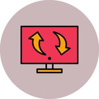 Migrate Icon Design vector