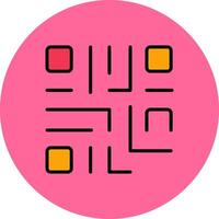 QR Code Icon Design vector