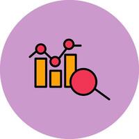 Data Analytics Icon Design vector