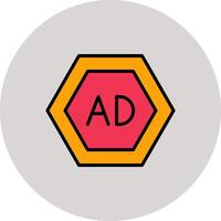 Ad Blocker Icon Design vector