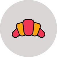 Croissant Icon Design vector