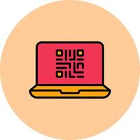 QR Code Scanner App Icon Design vector